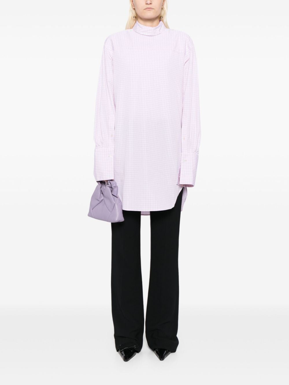 CAMICIA CON BOTTONI POSTERIORI