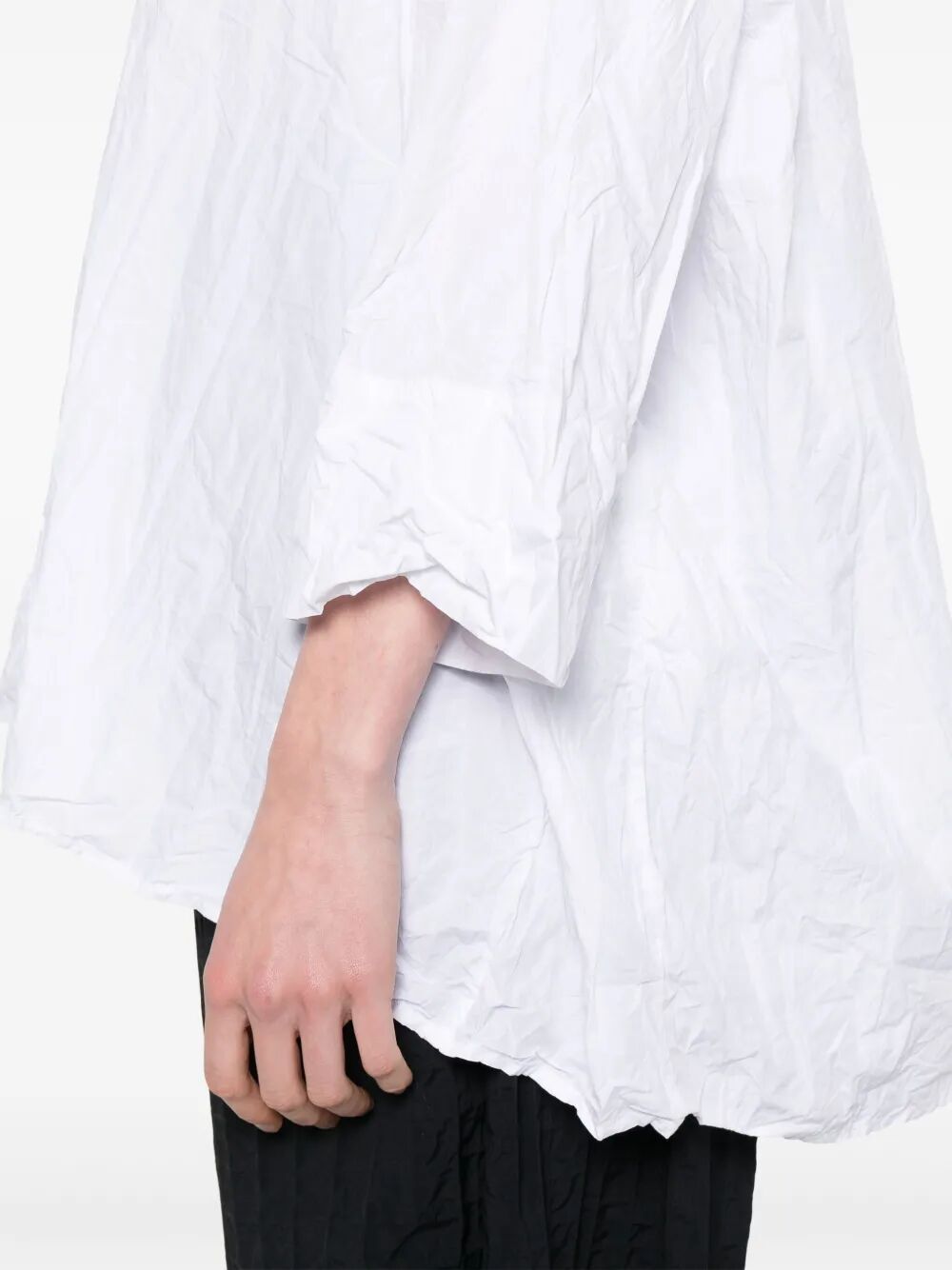 Camicia ampia senza abbottonatura