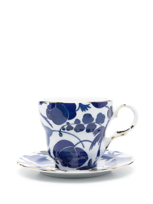 BIG MAMAMUG AND SAUCER PORCELAIN