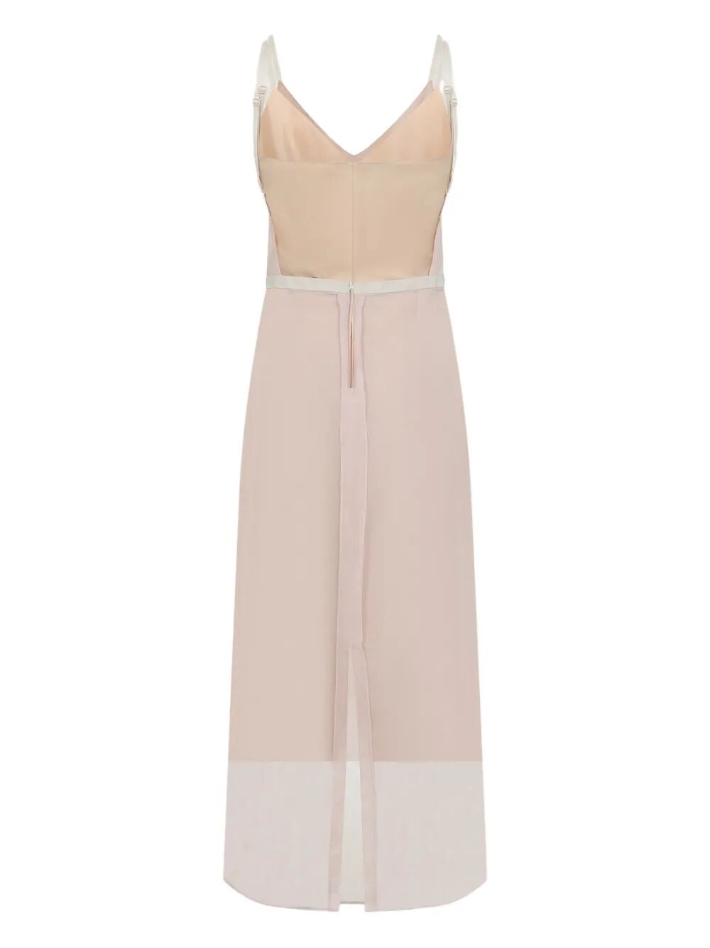 Abito sottoveste con schena aperta