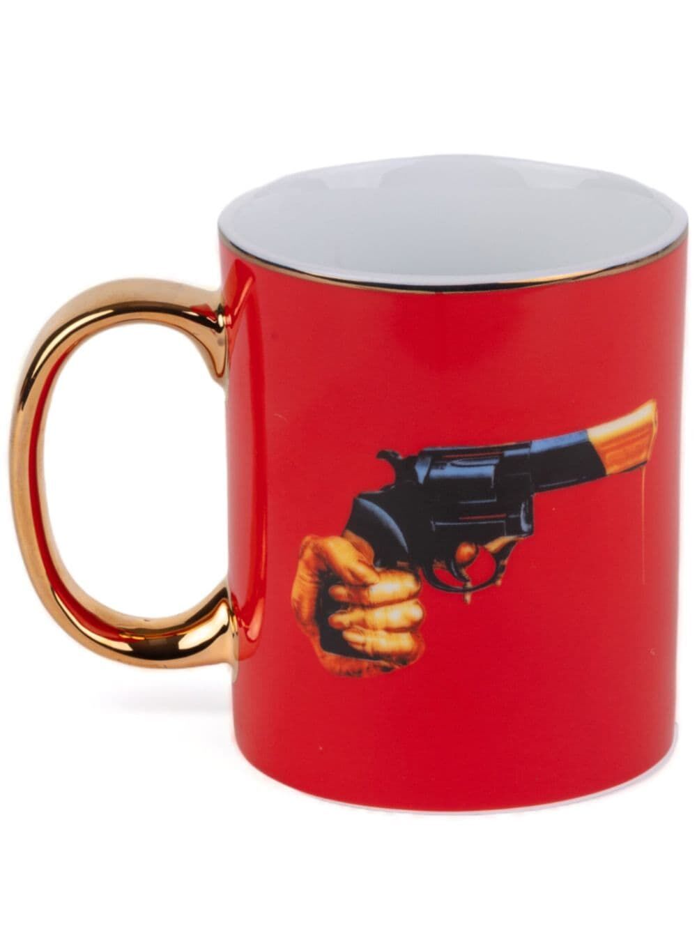 TAZZA IN PORCELLANA “TOILETPAPER HOME” Ø 8 H. 10 CM