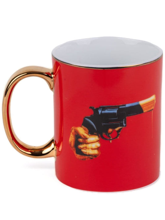 TAZZA IN PORCELLANA “TOILETPAPER HOME” Ø 8 H. 10 CM