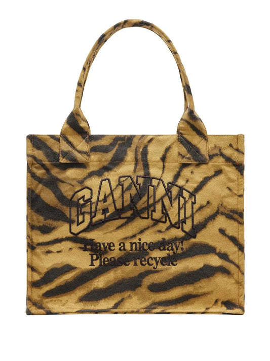 Large Easy Shopper Pocket Print Zebra