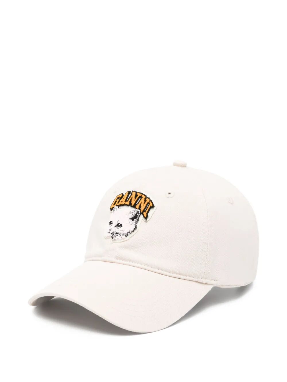 Washed Cotton Canvas Cat Cap