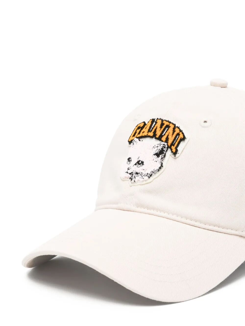 Washed Cotton Canvas Cat Cap