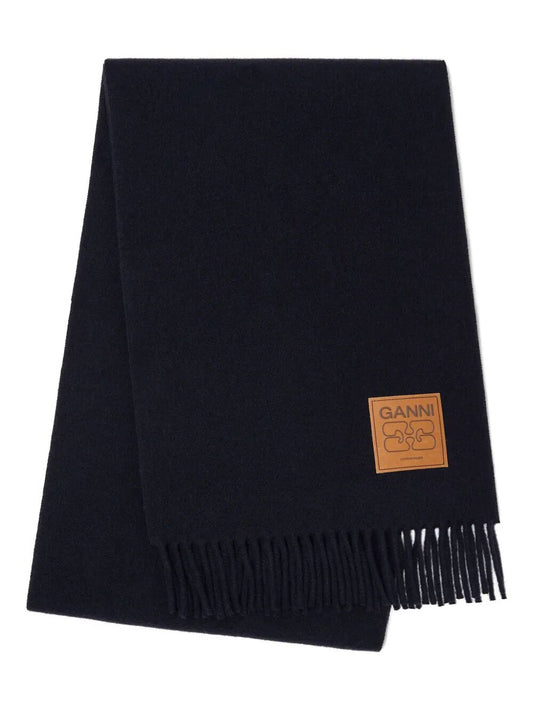 Double Face Wool Solid Scarf