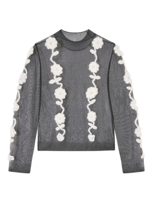 Sheer Flower Crochet