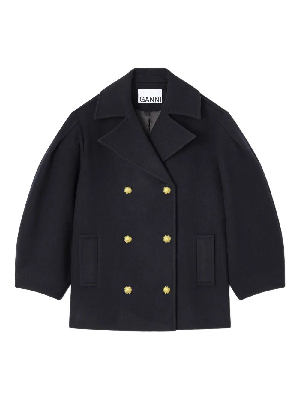 Peacoat Wool Midi Coat