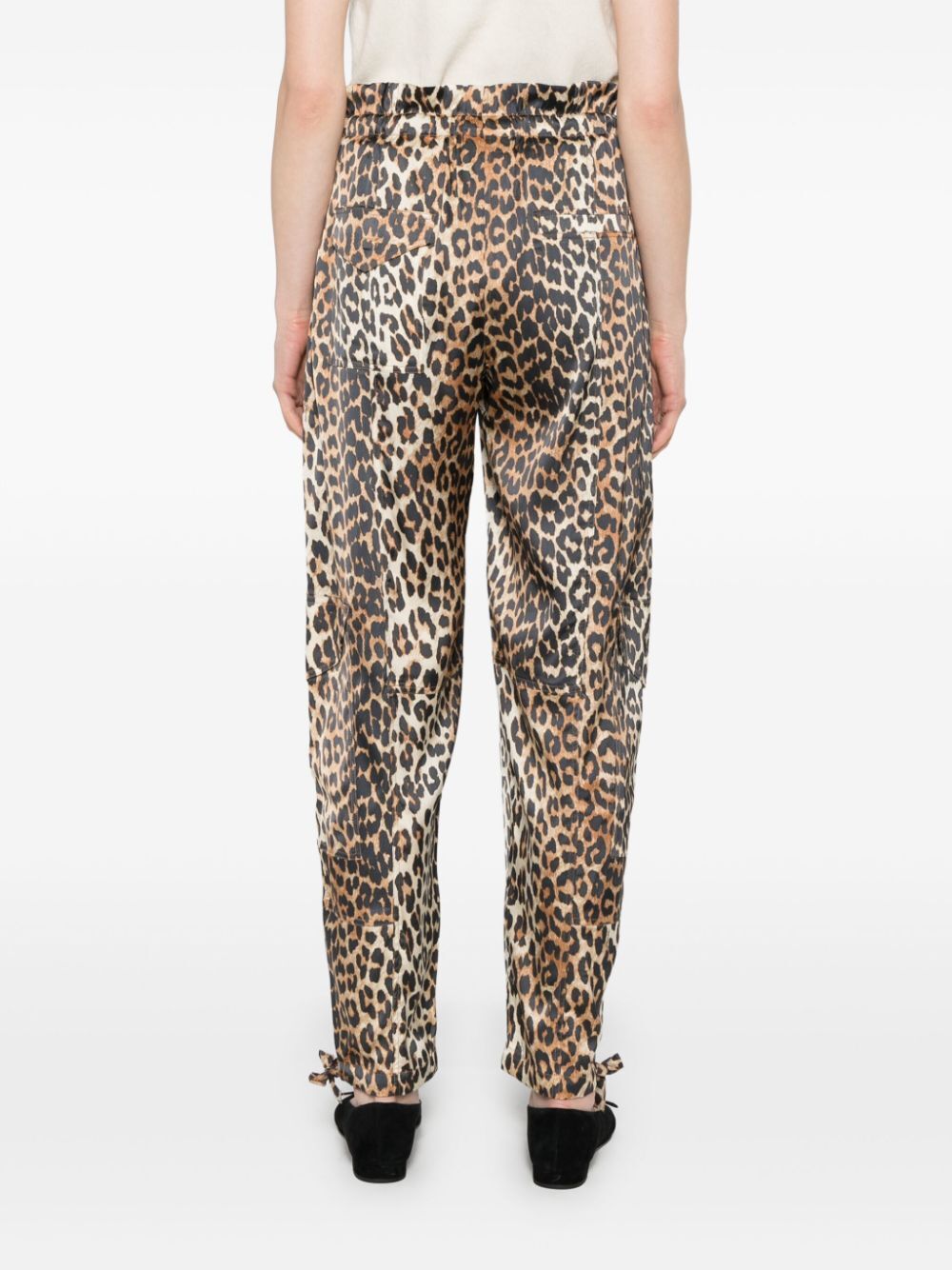 Printed Satin Pants