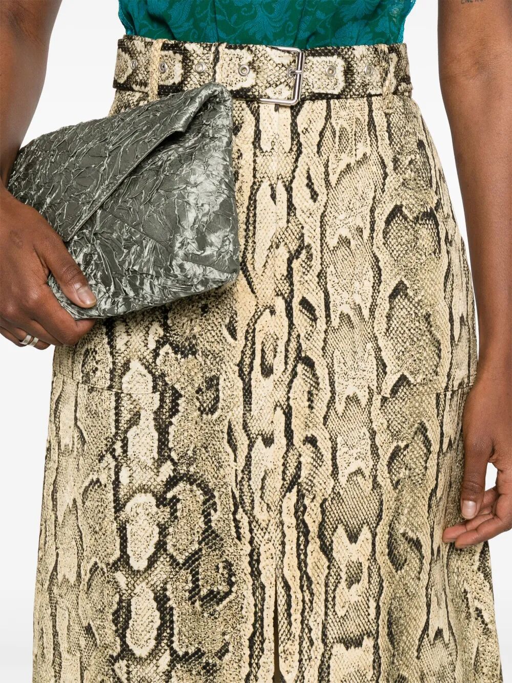 Gonna liea A con cintura