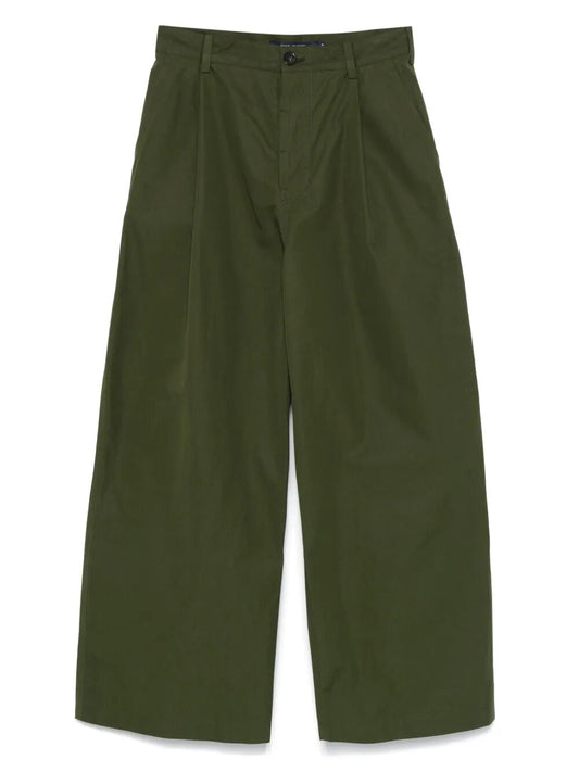 Pantaloni ampi a vita alta