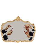 SPECCHIO CON CORNICE IN PU E MDF “TOILETPAPER LIBERTY MIRROR” BIG