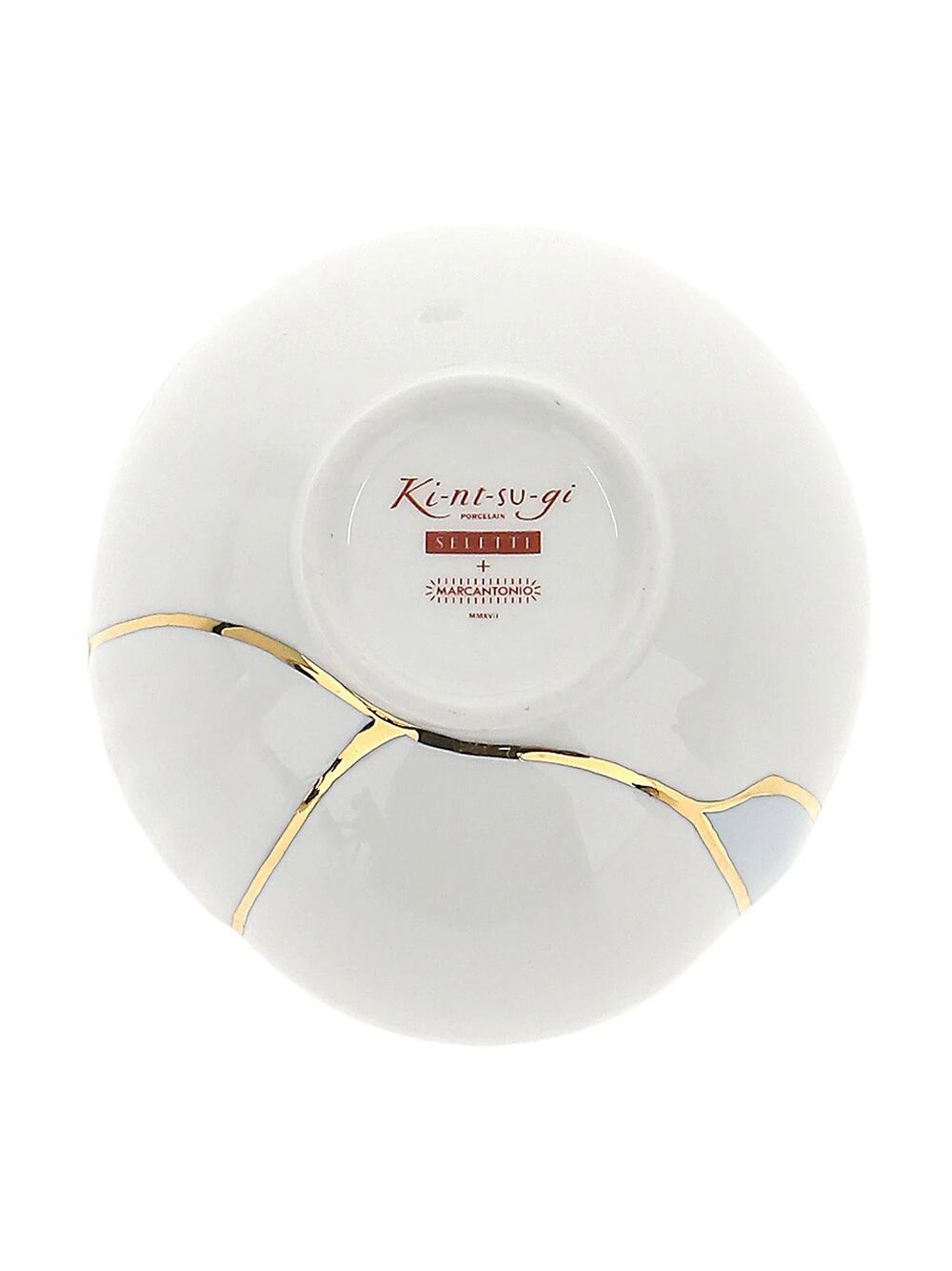 CIOTOLA PORTAFRUTTA IN PORCELLANA ø Cm.11,5 h.6 "KINTSUGI-n`3"