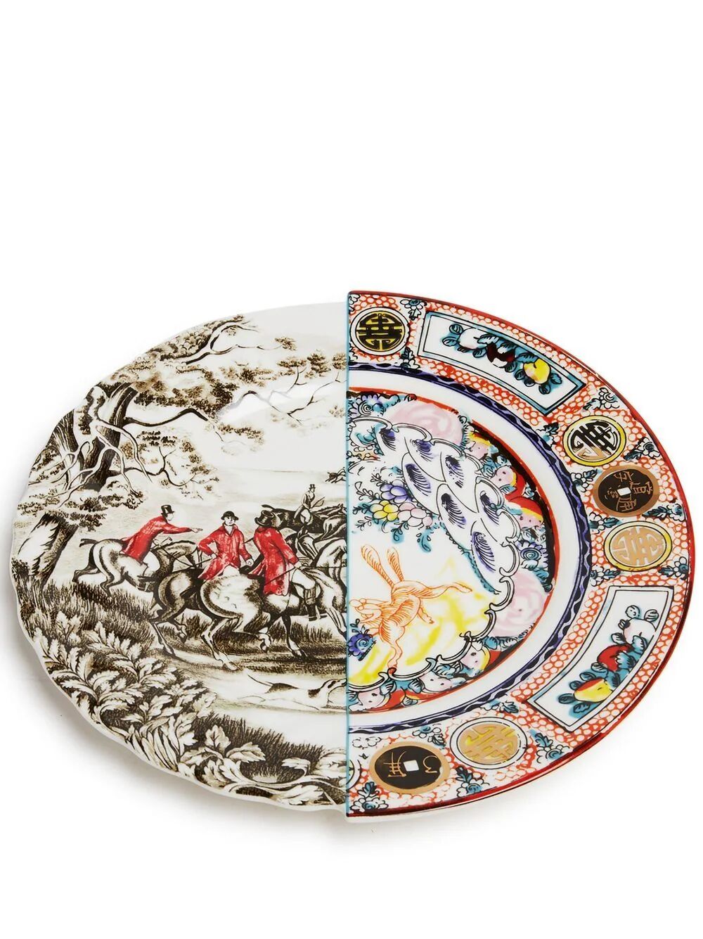 PIATTO PIANO IN PORCELLANA ø Cm.27,5 h.2,3 "HYBRID-EUSAPIA"