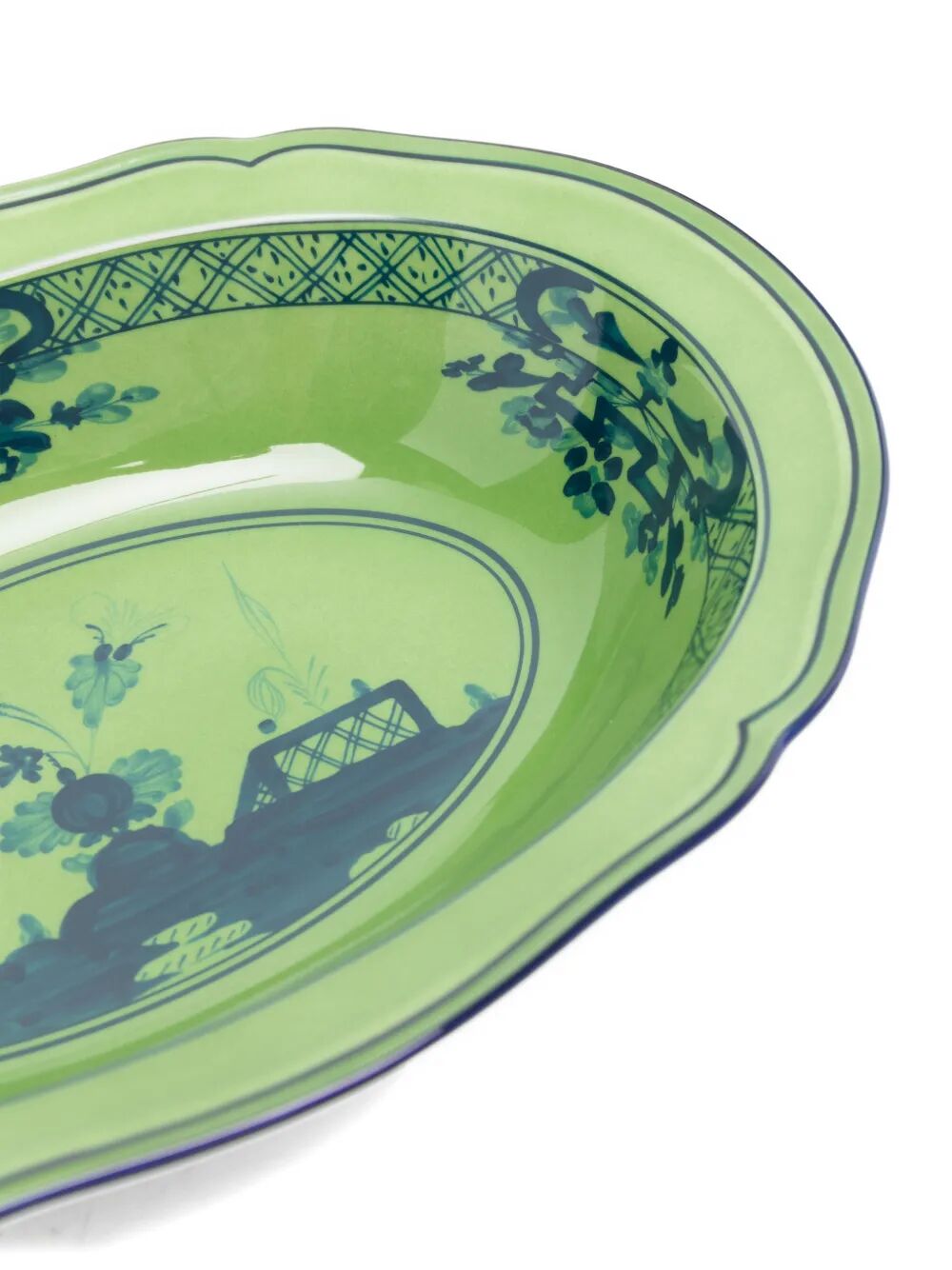 A.DOCCIA VASSOIO OVALE FONDO CM 25