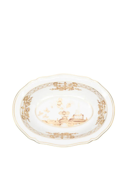 A.DOCCIA VASSOIO OVALE FONDO CM 25