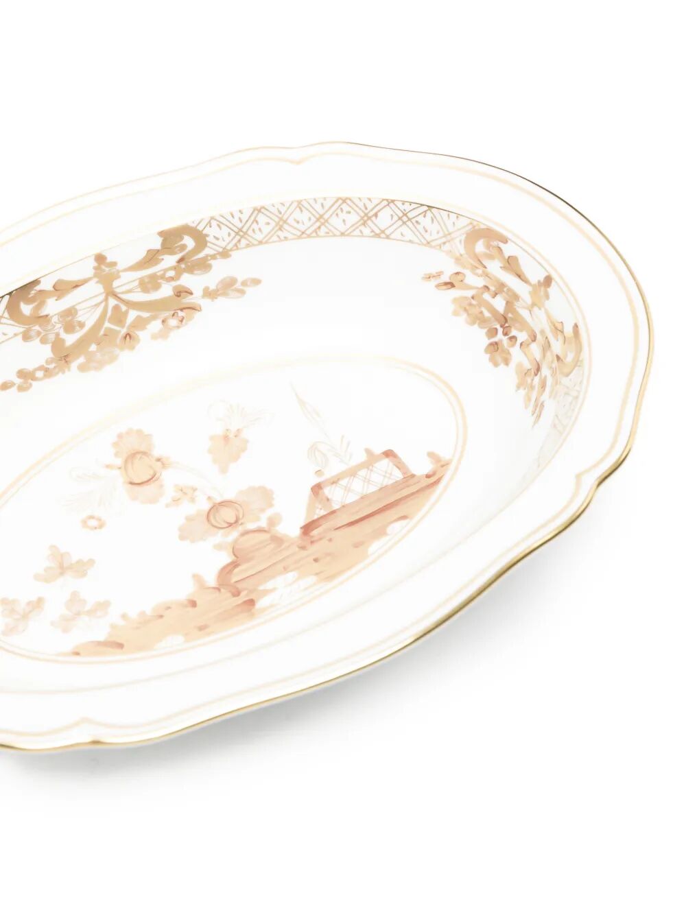 A.DOCCIA VASSOIO OVALE FONDO CM 25