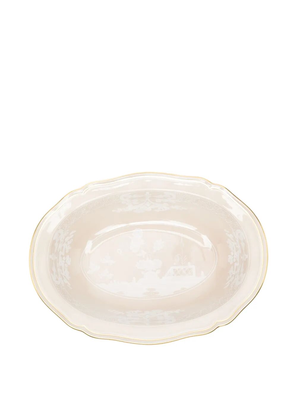 A.DOCCIA VASSOIO OVALE FONDO CM 25