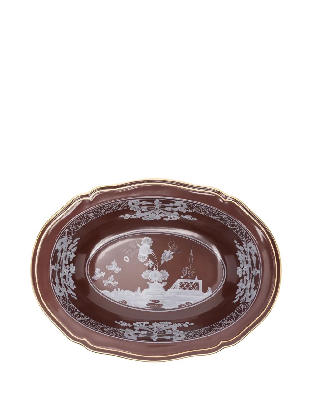 A.DOCCIA VASSOIO OVALE FONDO CM 25