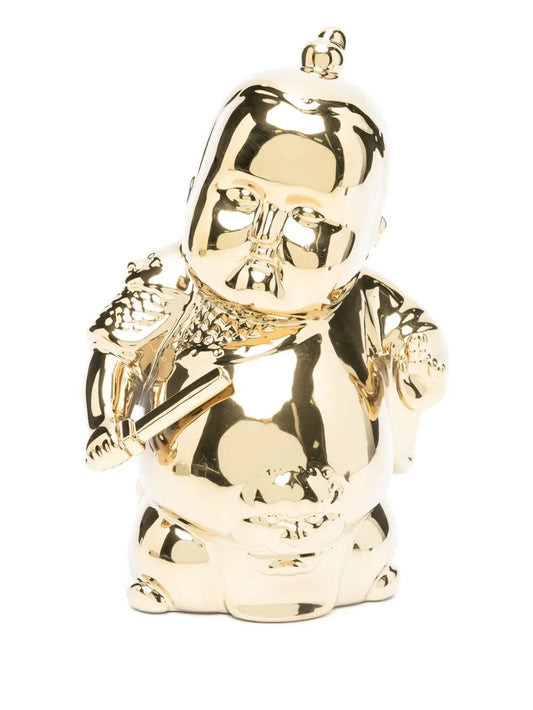 money box funny warrior gold