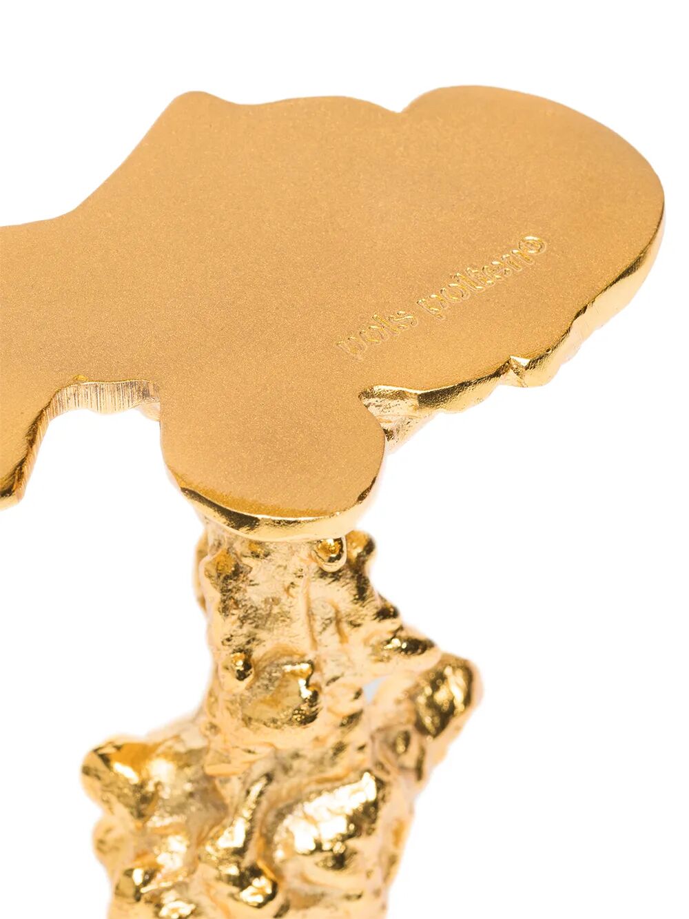 Drip candle holder gold S