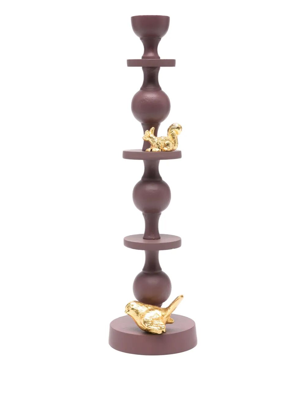 candle holder climbing pole dark purple L
