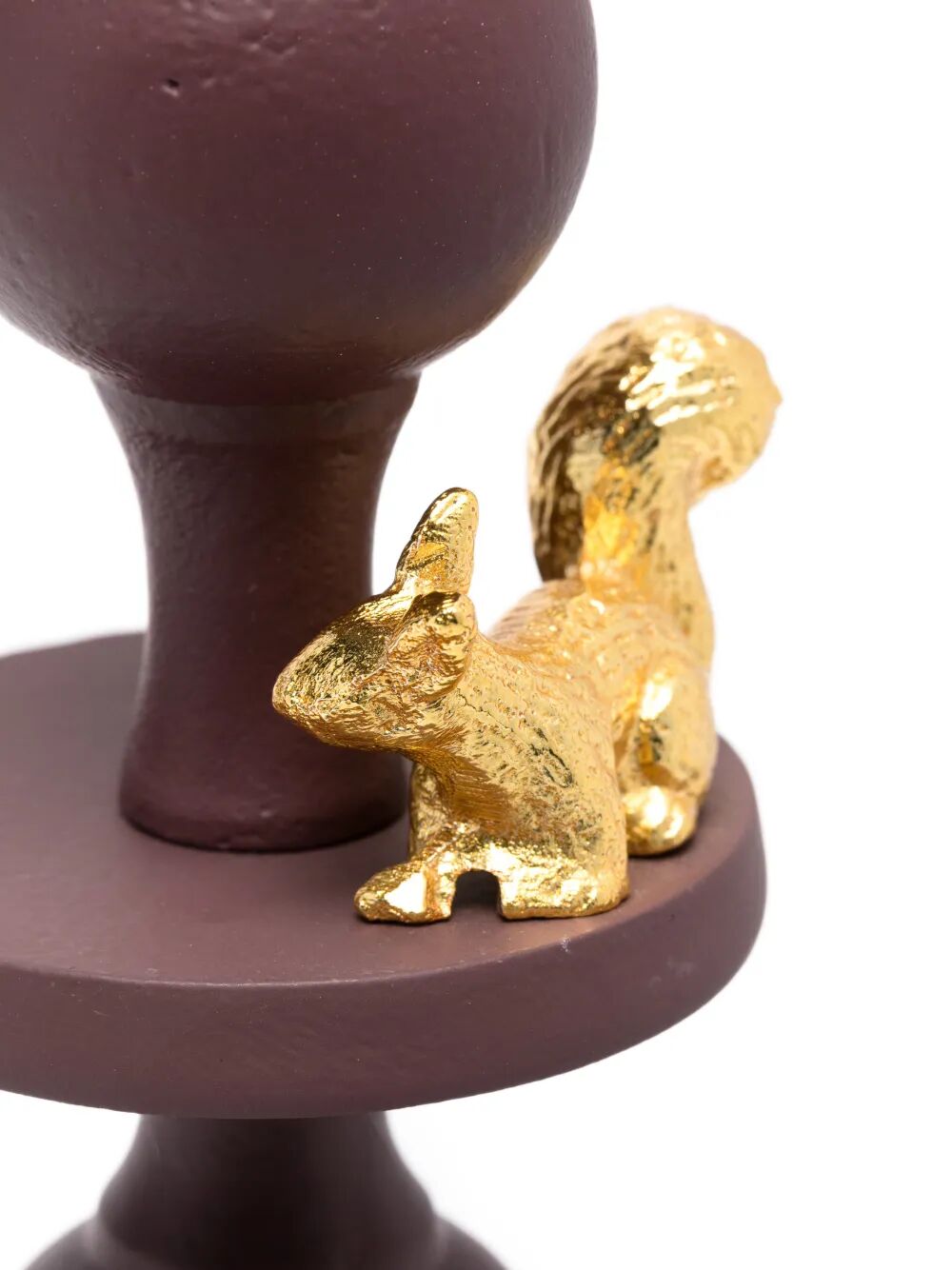 candle holder climbing pole dark purple L