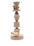 candle holder climbing pole dark brown S