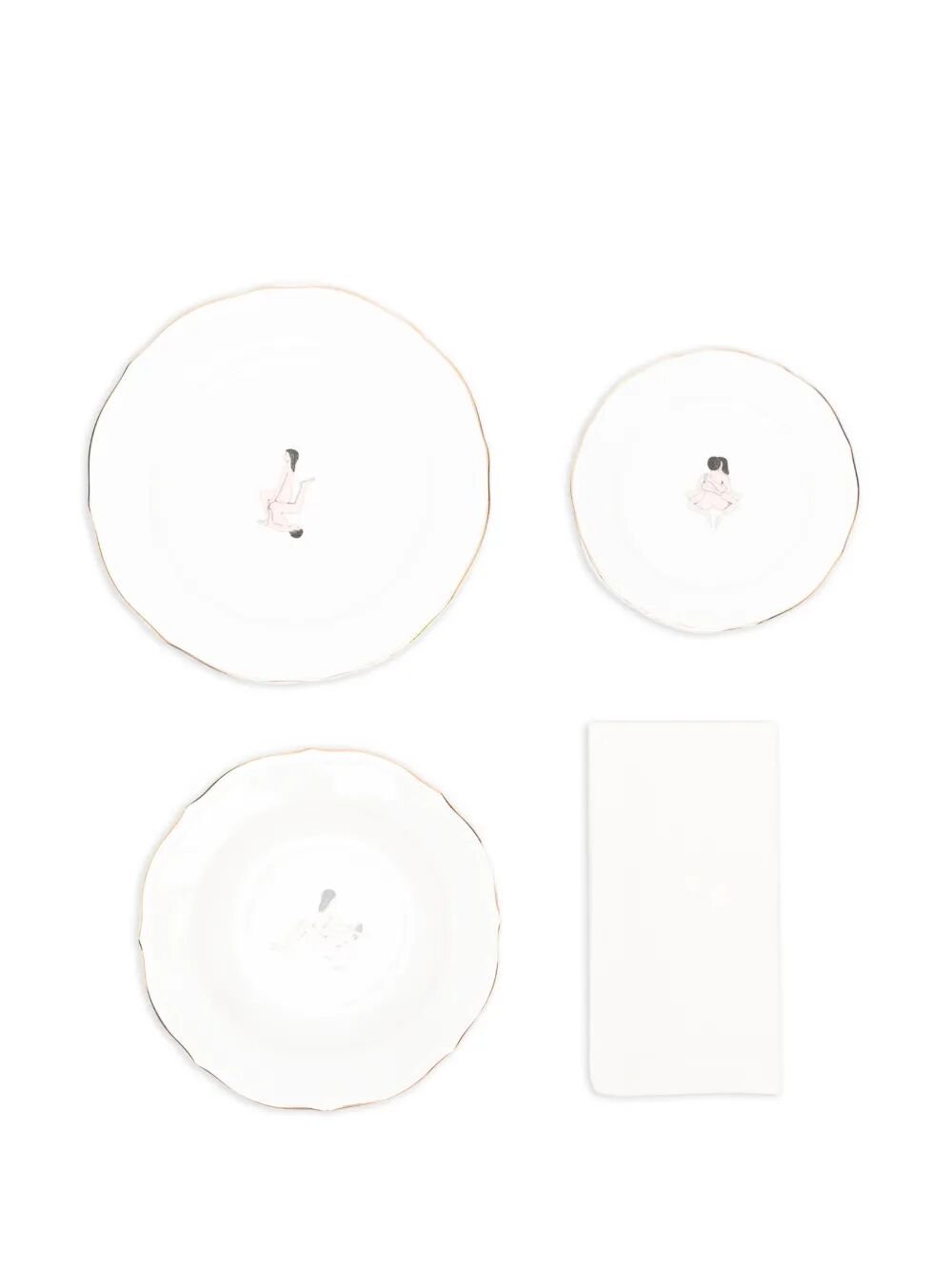 SET 3 PIATTI  “SEIKANTAI5271"+ TOV IN LINO -GATHERED