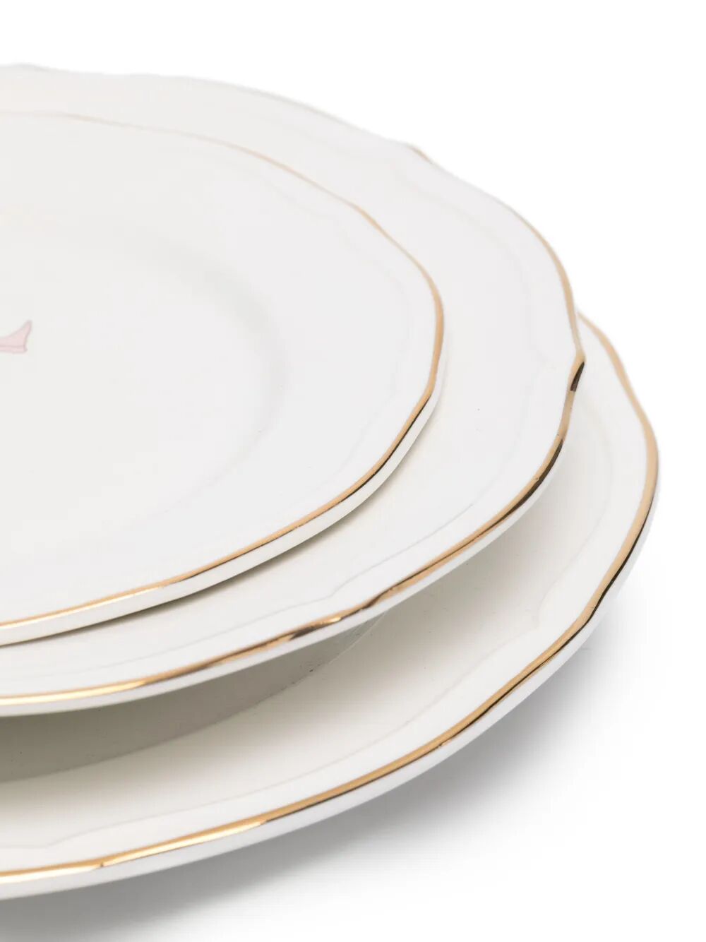 SET 3 PIATTI IN POR “SEIKANTAI5271"+ TOVGLIOLO IN LINO -INCLINED