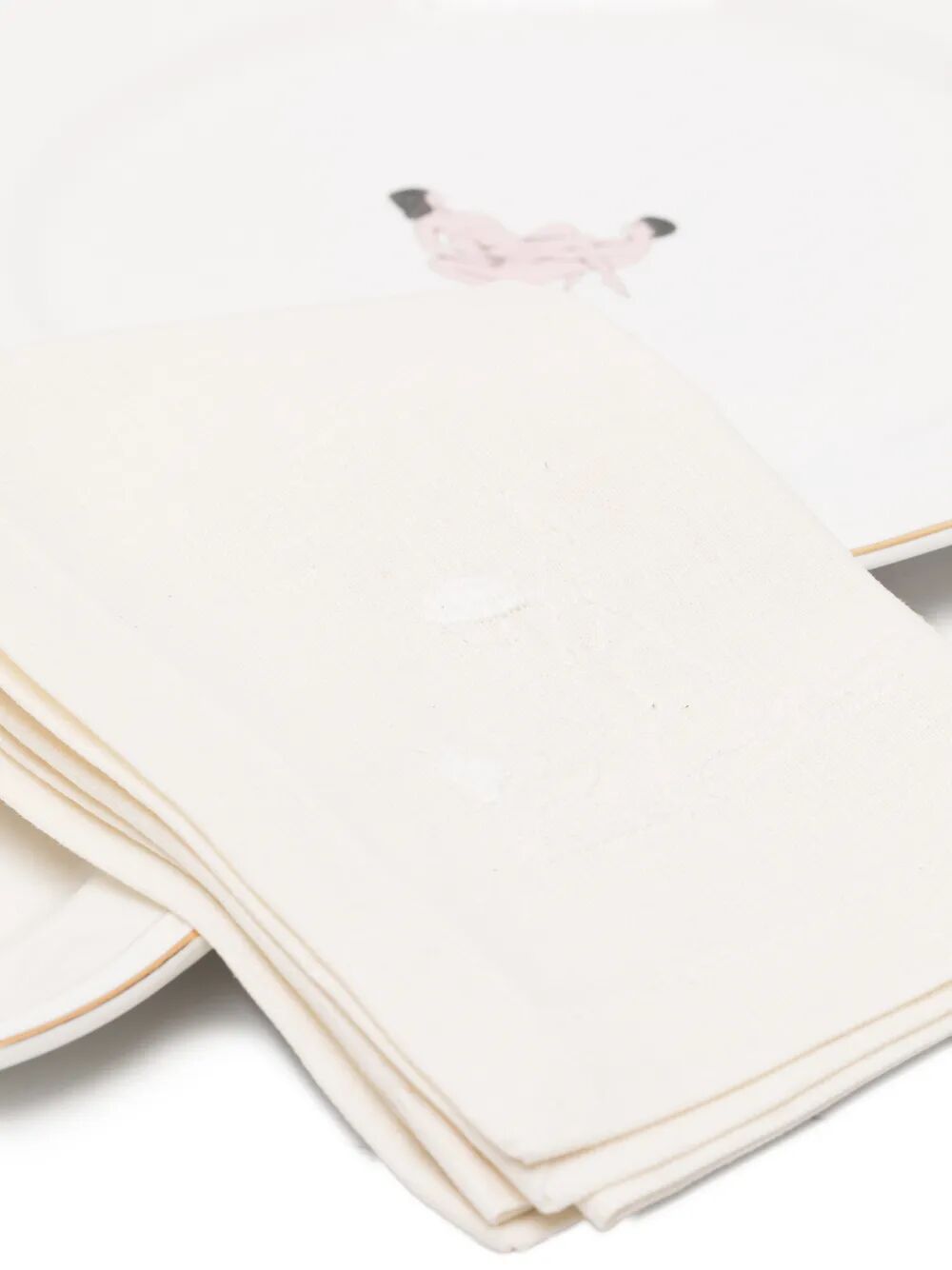 SET 3 PIATTI  “SEIKANTAI5271" + TOV IN LINO - ARCHED