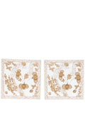 OGGETTI SET DUE LASTRE QUADRATE 30X30 IRIS