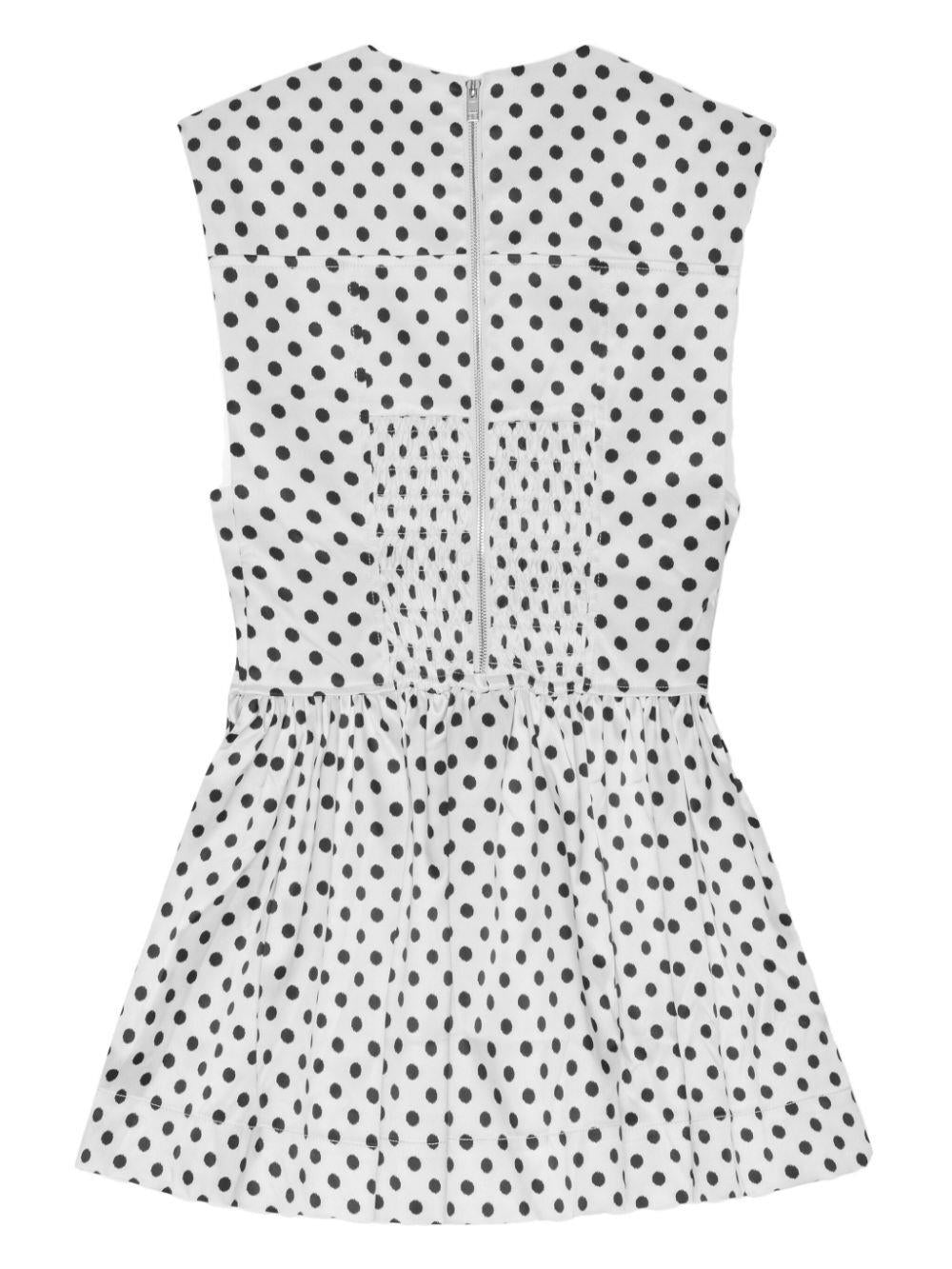 Printed Double Satin Corset Mini Dress