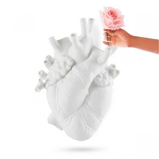 VASO IN RESINA "LOVE IN BLOOM HUGE"