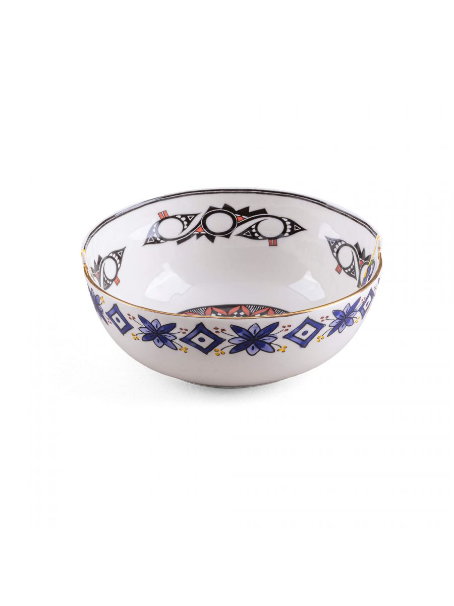 CIOTOLA IN PORCELLANA "HYBRID-TIWANAKU"