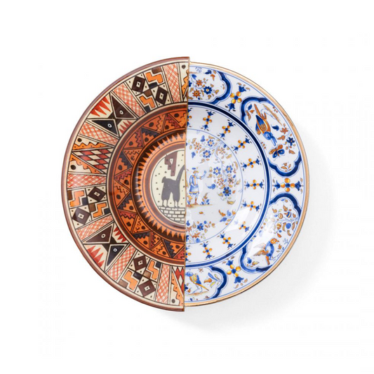 PIATTO FONDO IN PORCELLANA "HYBRID-TULA"