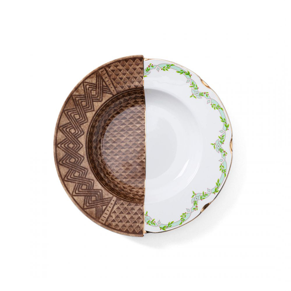 PIATTO FONDO IN PORCELLANA "HYBRID-MALAO"