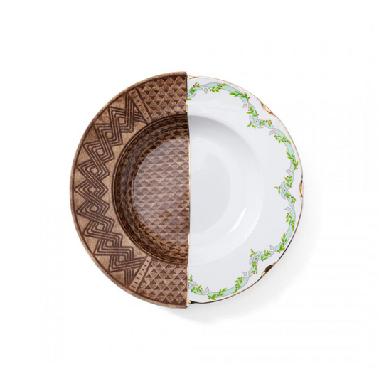 PIATTO FONDO IN PORCELLANA "HYBRID-MALAO"