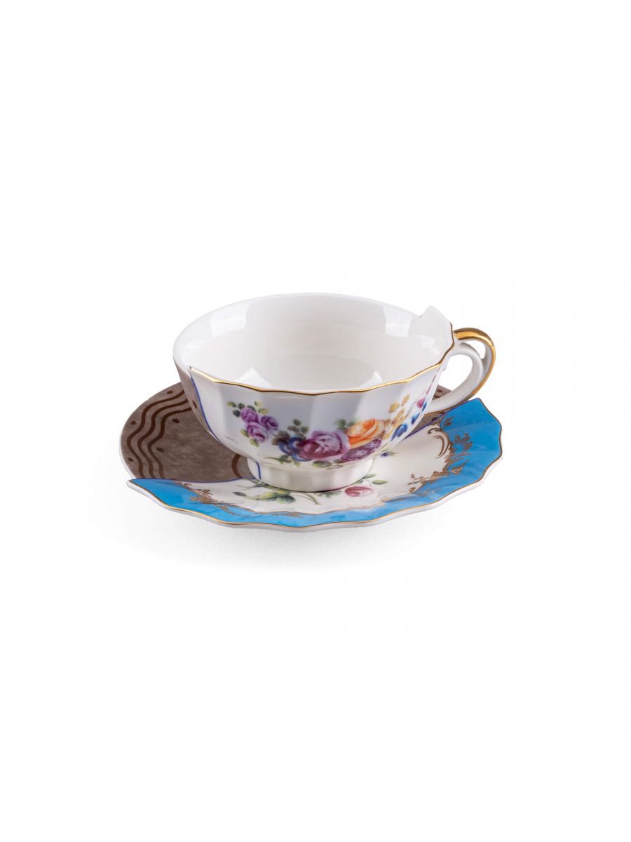 TAZZA DA TÈ CON PIATTINO "HYBRID-KERMA"
