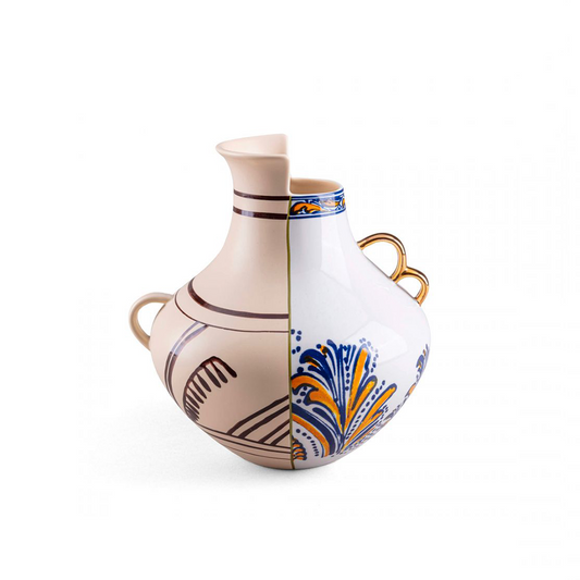 VASO IN PORCELLANA "HYBRID-NAZCA" ø cm. 22,5 h.25