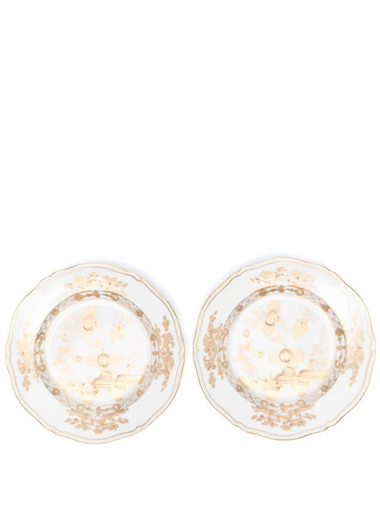A.DOCCIA SET 2 PIATTO ROTONDO PIANO CM 21