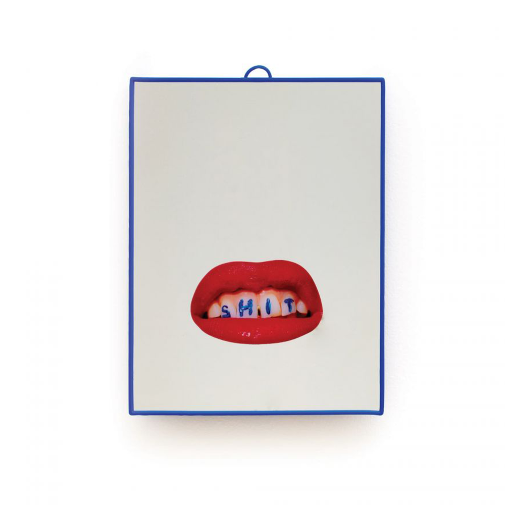 SPECCHIO "TOILETPAPER" Cm.17,5x23 - SHIT