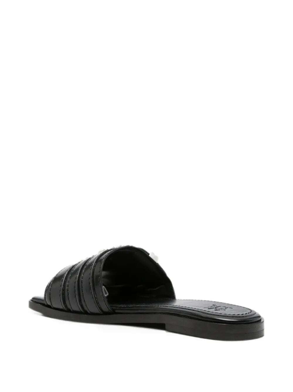 Butterfly Buckle Slide Sandals