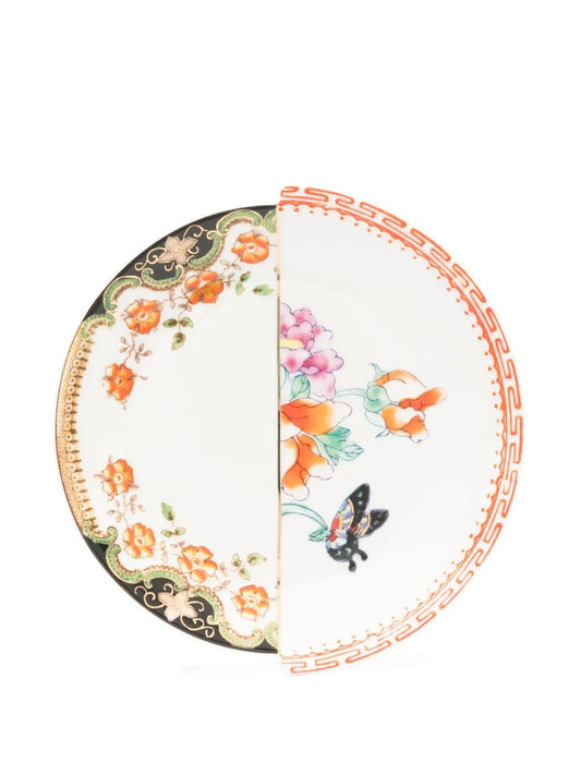 PIATTINO PER IL PANE IN PORCELLANA "HYBRID" CM 15 × 14,5 - ZEMRUDE