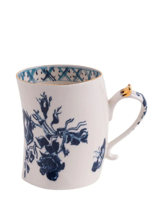 TAZZA IN PORCELLANA "CLASSIC ON ACID" - ACID ROSES Cm 12x7x10