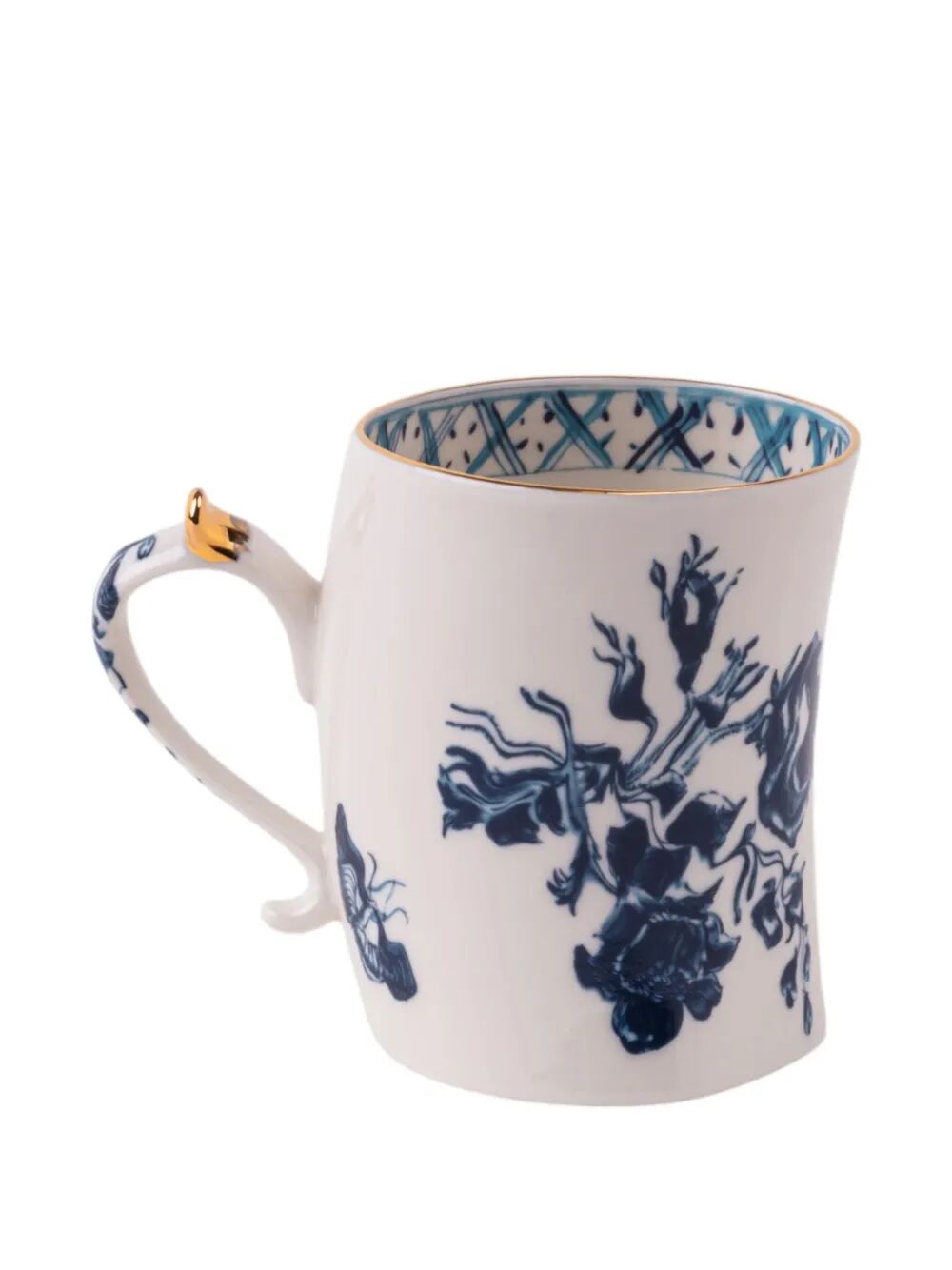 TAZZA IN PORCELLANA "CLASSIC ON ACID" - ACID ROSES Cm 12x7x10