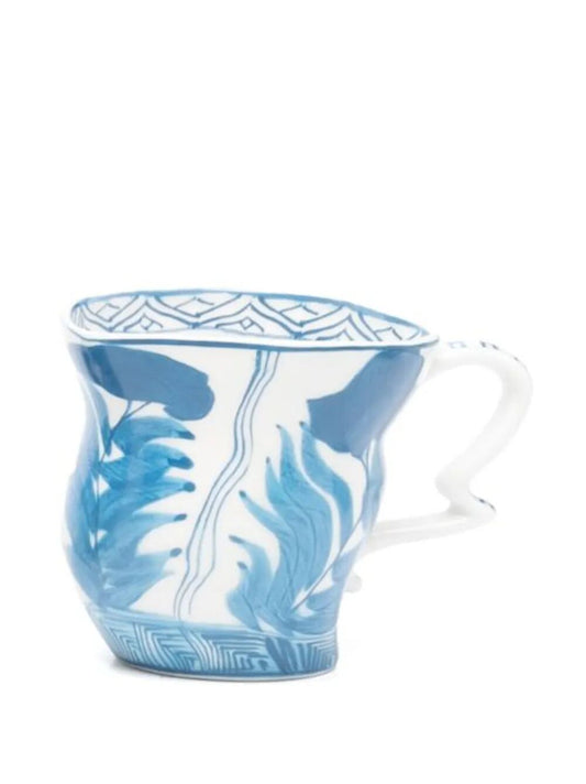 TAZZA IN PORCELLANA "CLASSIC ON ACID" - SAKE FLOWER Cm 11,5x8,5x8,5