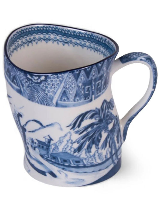 TAZZA IN PORCELLANA "CLASSIC ON ACID"  RUINS Cm 11,5x7,5x9