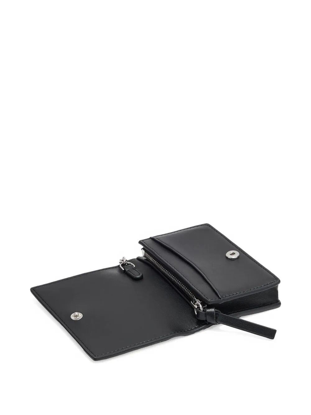 Ganni Card Holder With Flap Blue Dog