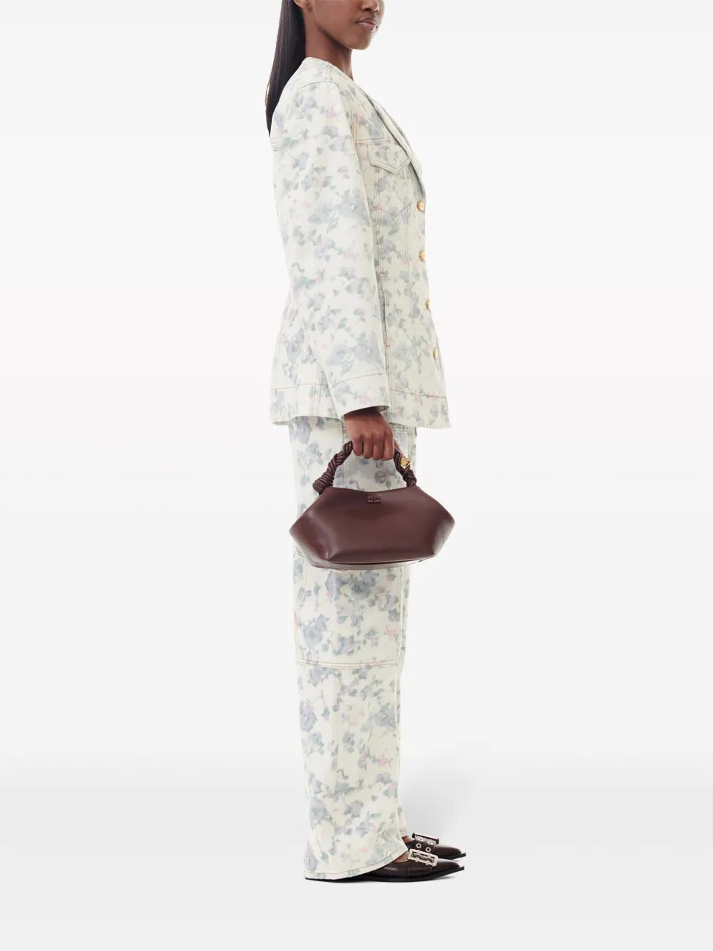 Ganni Bou Bag Small Grained